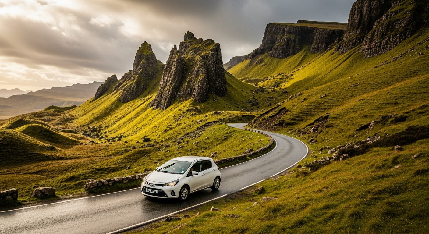 isle of skye Planning Scotland trip itinerary Isle of Skye Highland road trip rental car touring Old Man of Storr scenic driving route