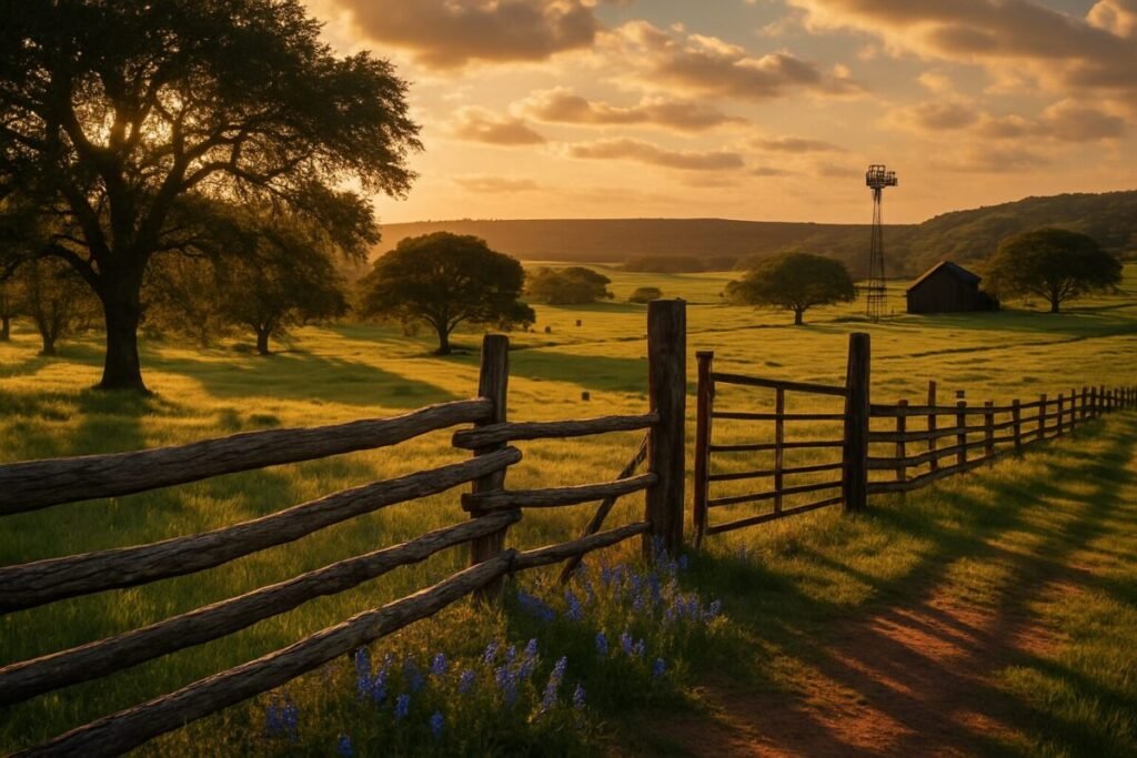exas cowboy ranch hill country Fort Worth Bandera authentic western road trip golden hour