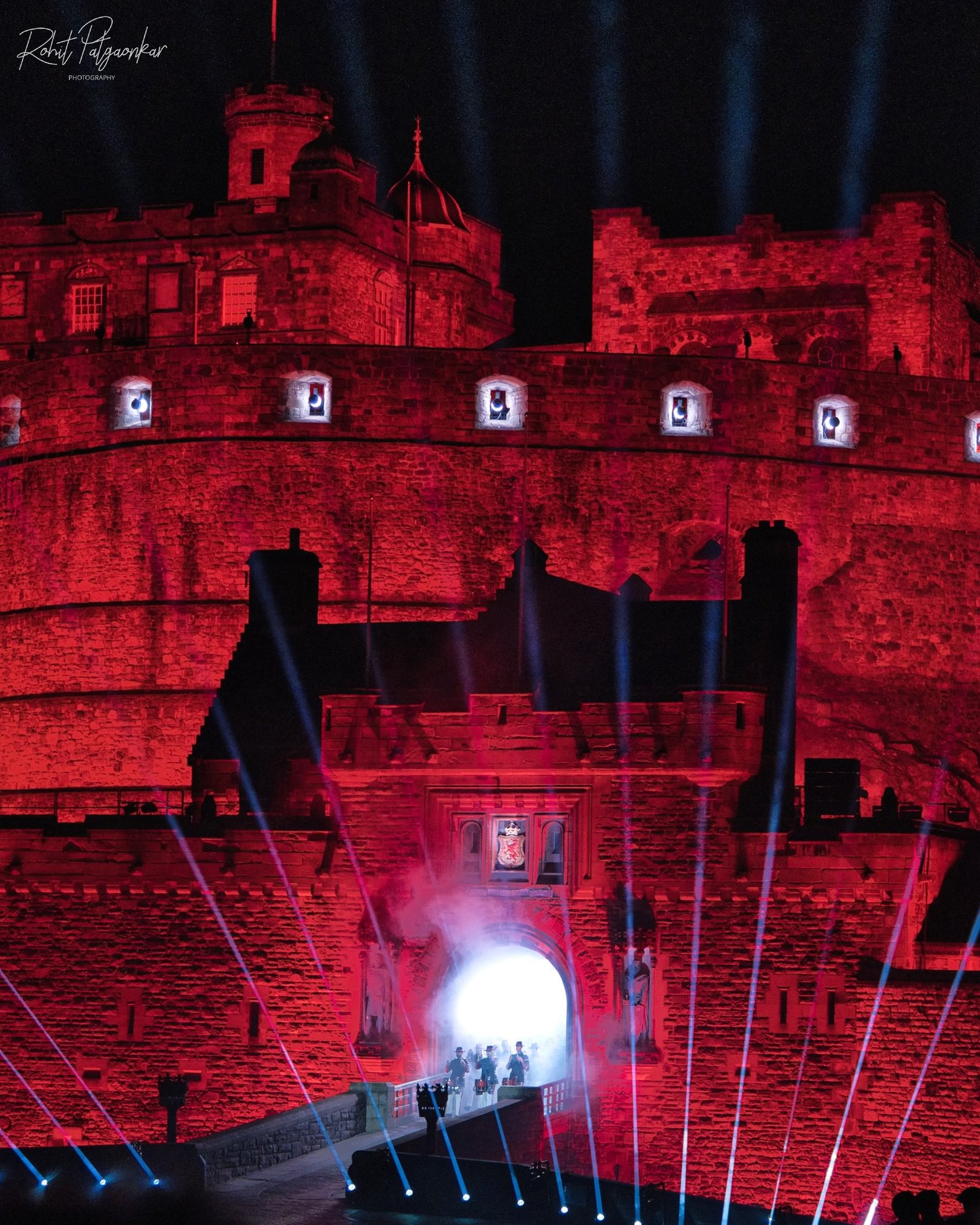 Edinburg Castle During Royal Military Tattoo