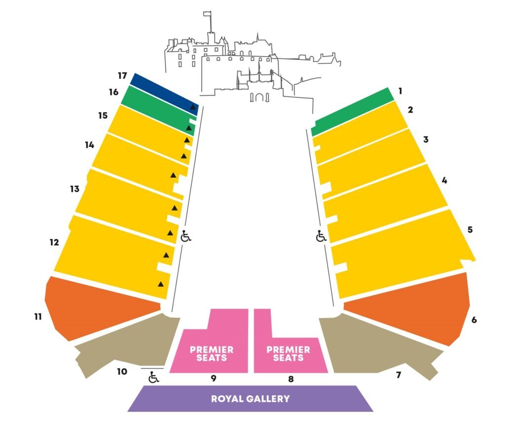 Edinburgh Royal Tattoo Seating Plan